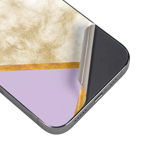 Angled Marble iPhone 16e Skin